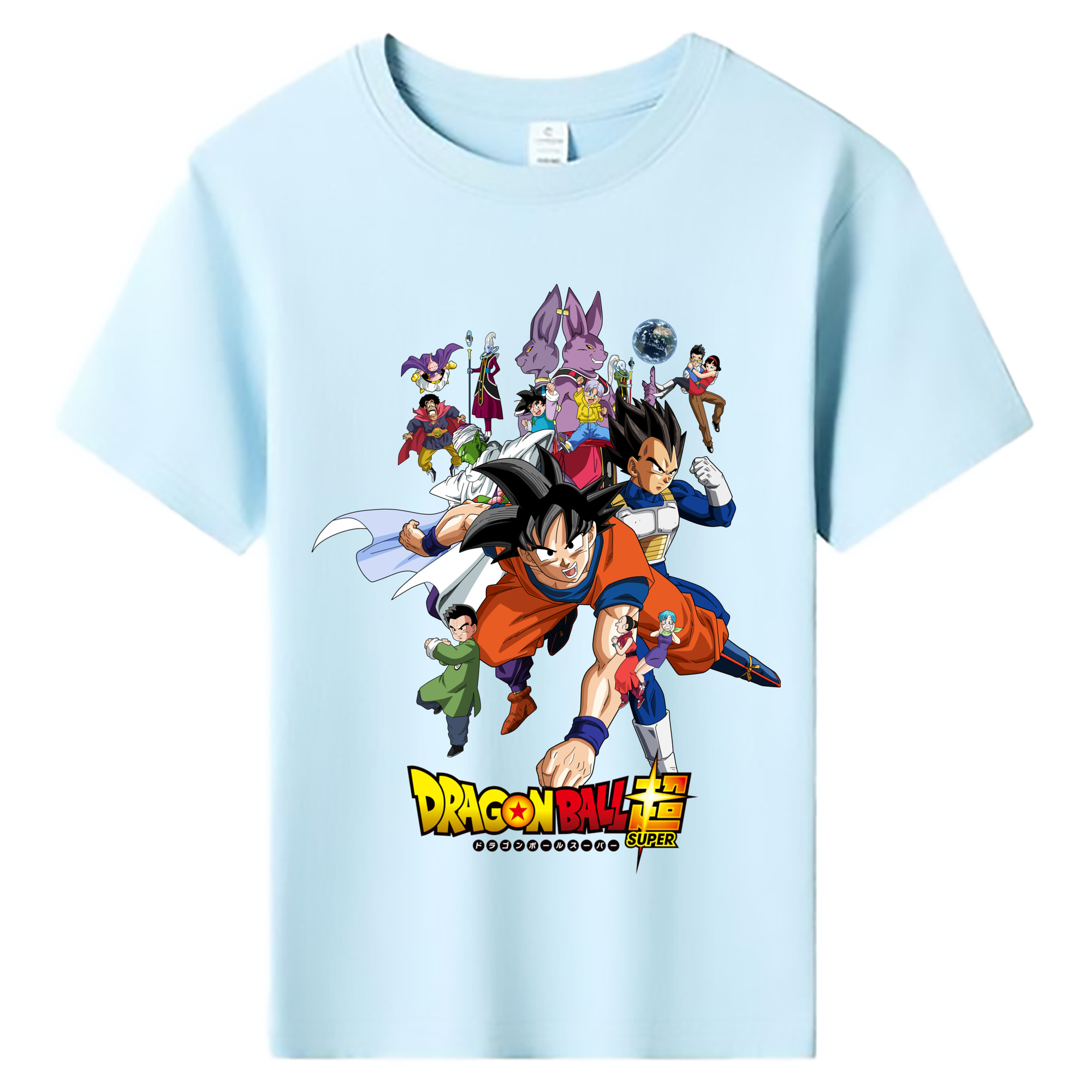 （画像用） ドラゴンボール DRAGON BALL 綿100％キッズTシャツ（フロントプリント）